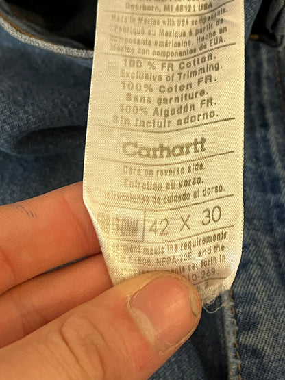 2009 Carhartt Fire Resistant Workwear Jeans (42 x 30)