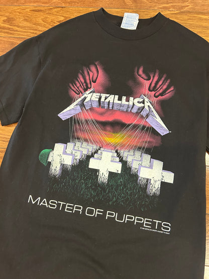 00s Metallica Master of Puppets Vintage Music Band Tee (M)