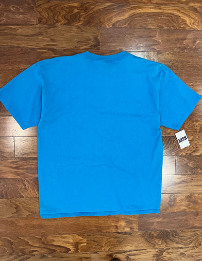 90s Carolina Panthers Embroidered Spell Out Tee (XL)