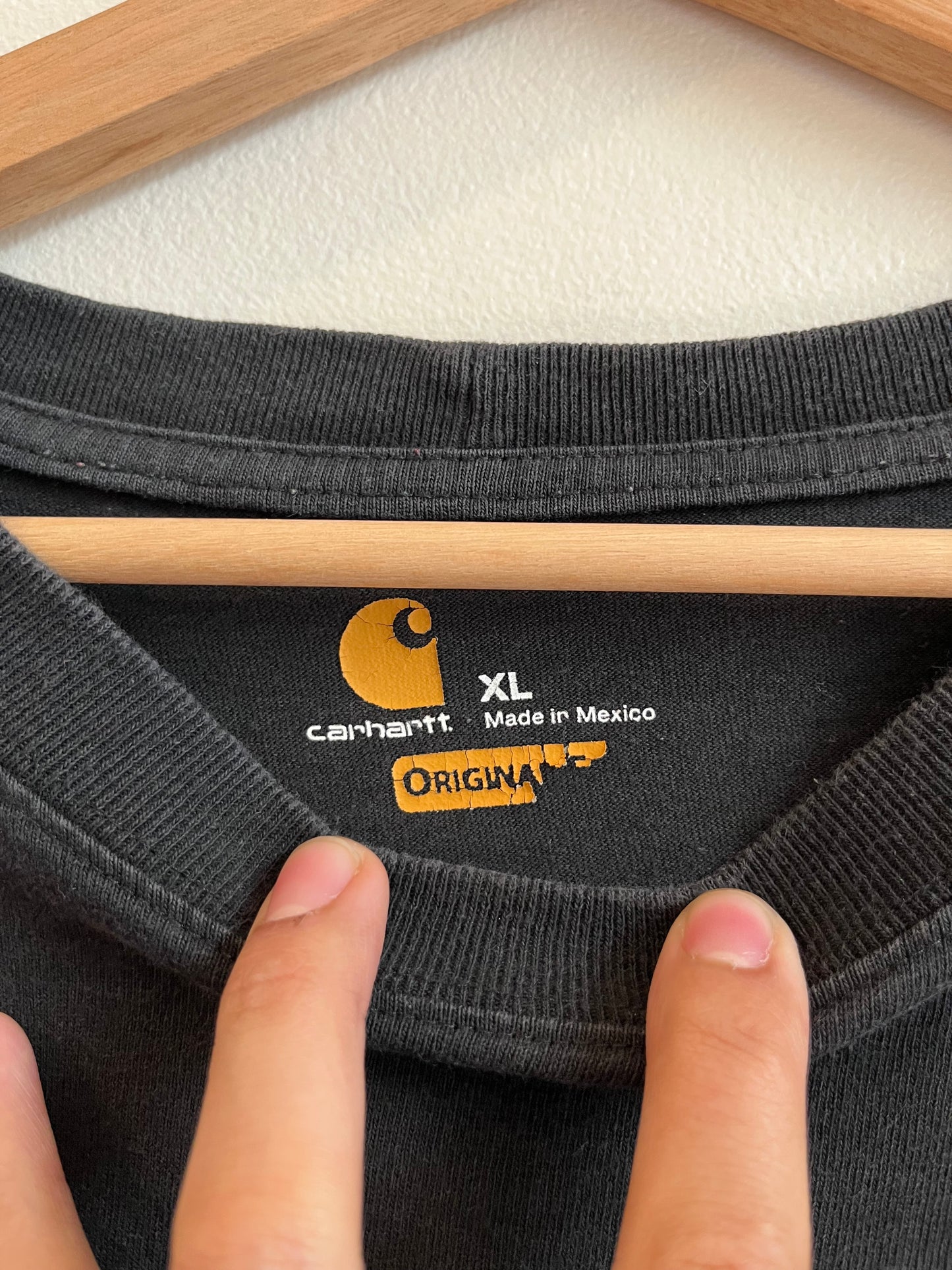 2000s Carhartt Black Long Sleeve (XL)