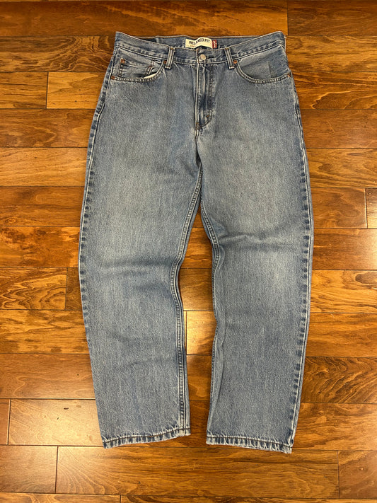 00s Levi's 550 Relaxed Fit Blue Jeans (34 x 30)