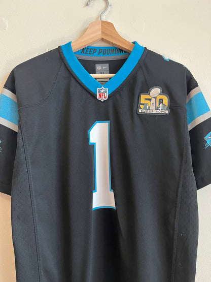 2015 Carolina Panthers SB 50 Home Jersey (Youth XL)