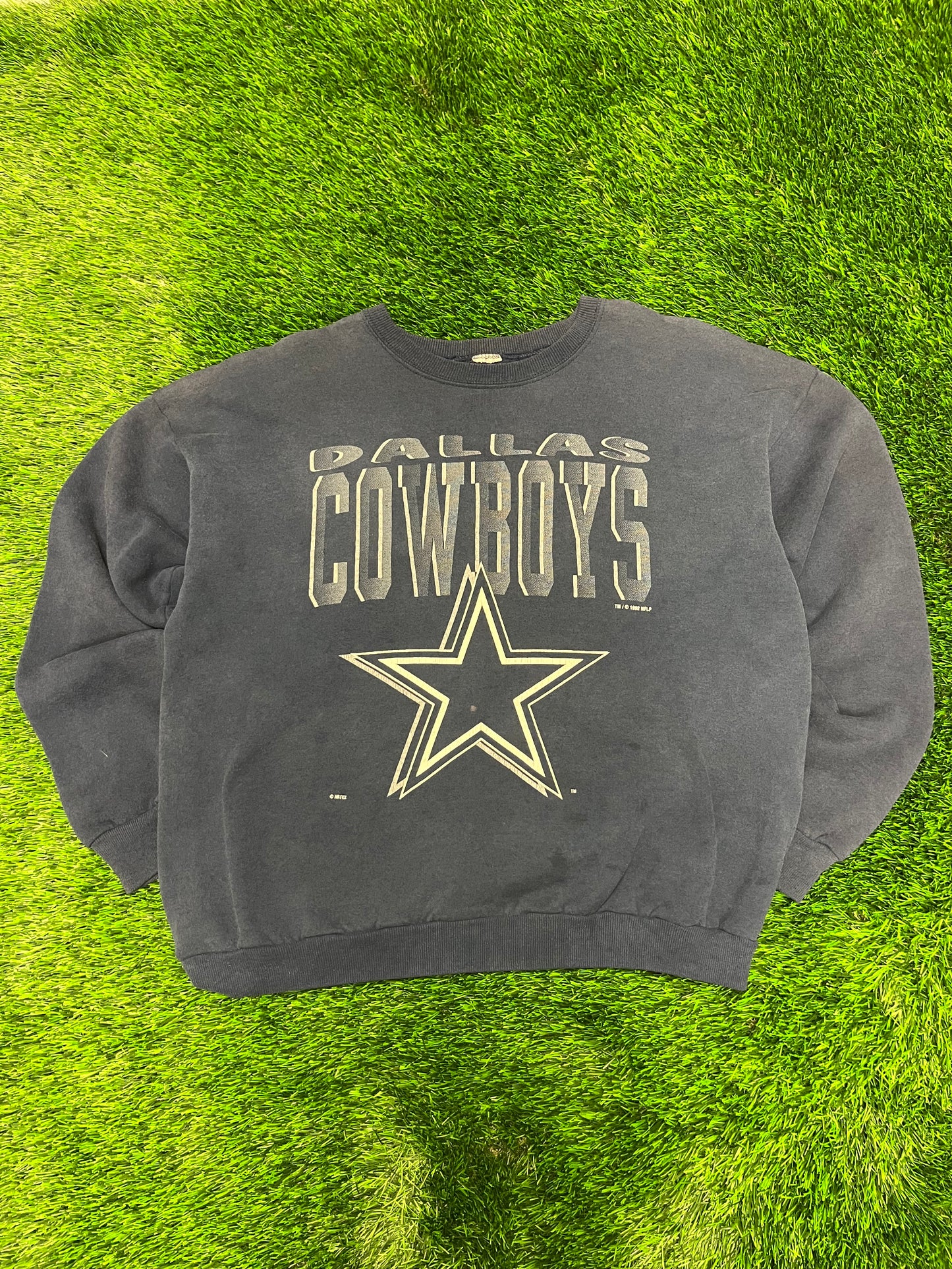 1992 Dallas Cowboys Faded Artex Crewneck (XL)