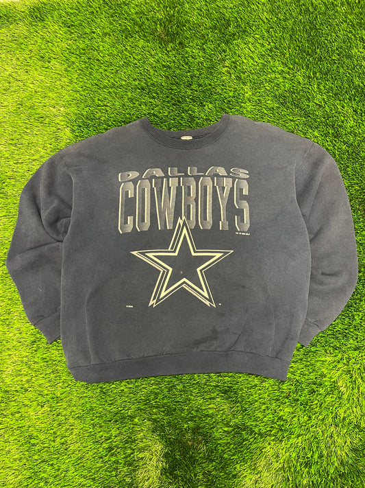 1992 Dallas Cowboys Faded Artex Crewneck (XL)