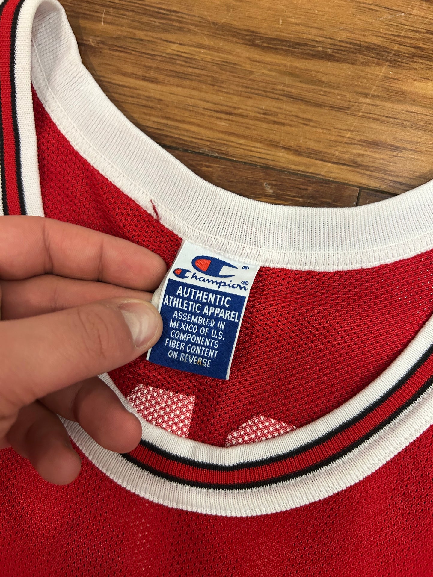 90s Chicago Bulls Scottie Pippen #33 Vintage Champion NBA Jersey (M)