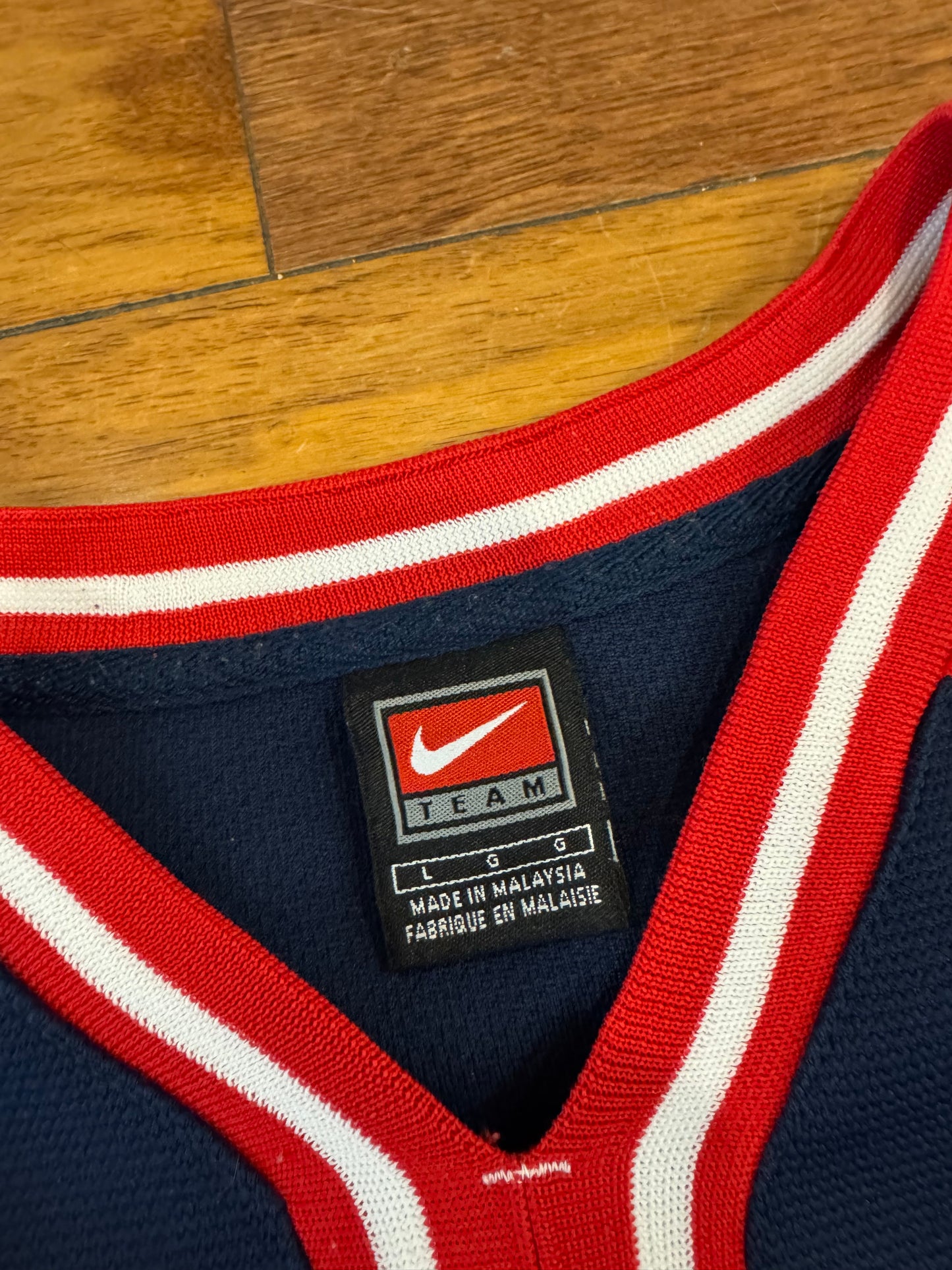 00s Arizona Wildcats College Basketball Nike Warm Up Jersey (L)