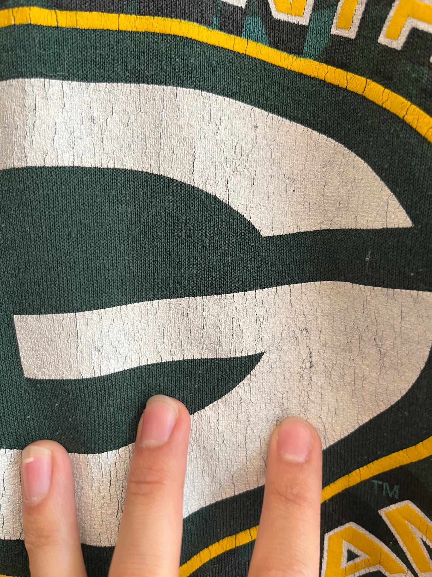 1996 Green Bay Packers Vintage Big Spell Out Crewneck (M)