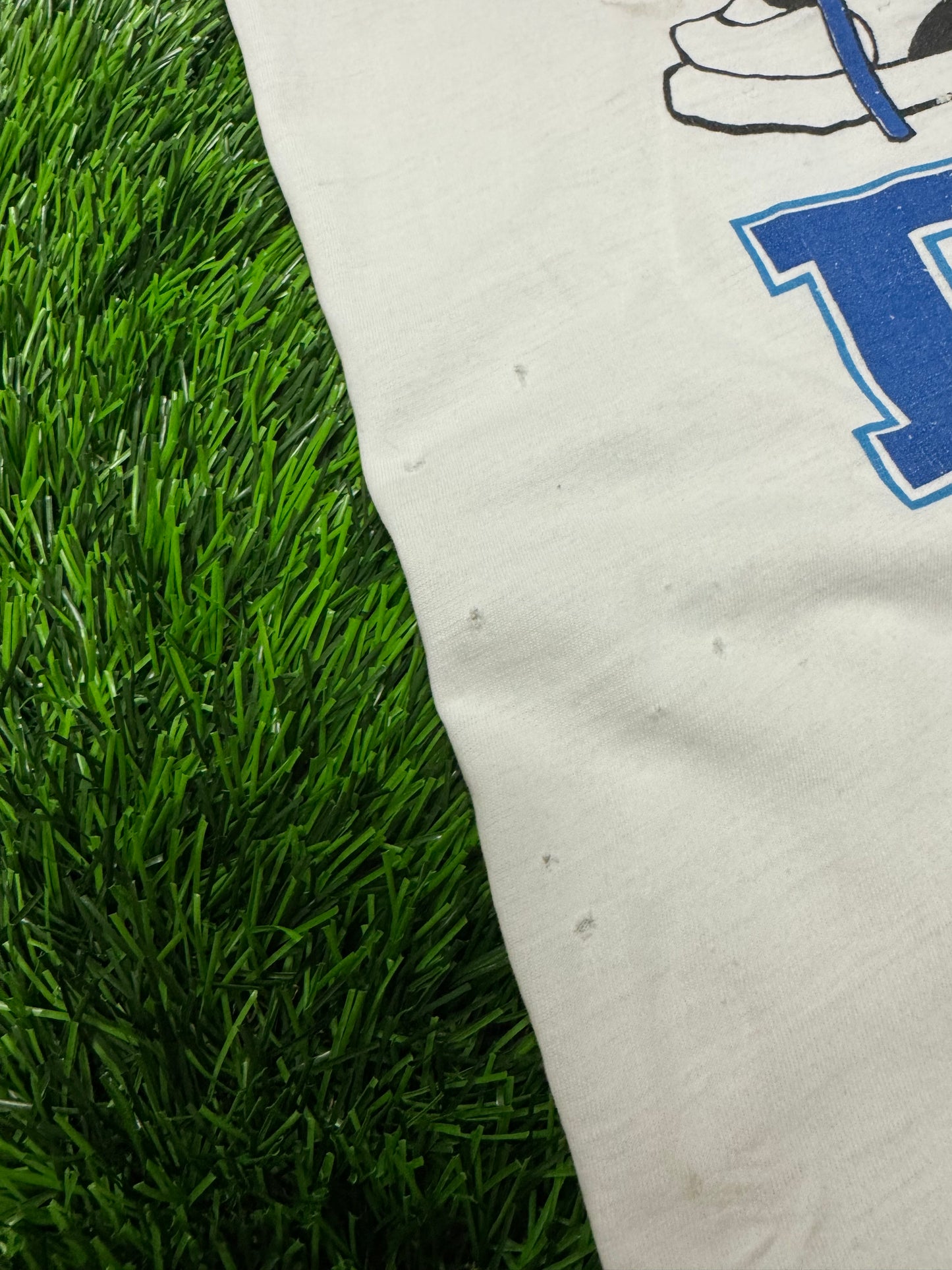 1993 Duke University Blue Devils Cartoon Mascots Vintage Tee (XL)