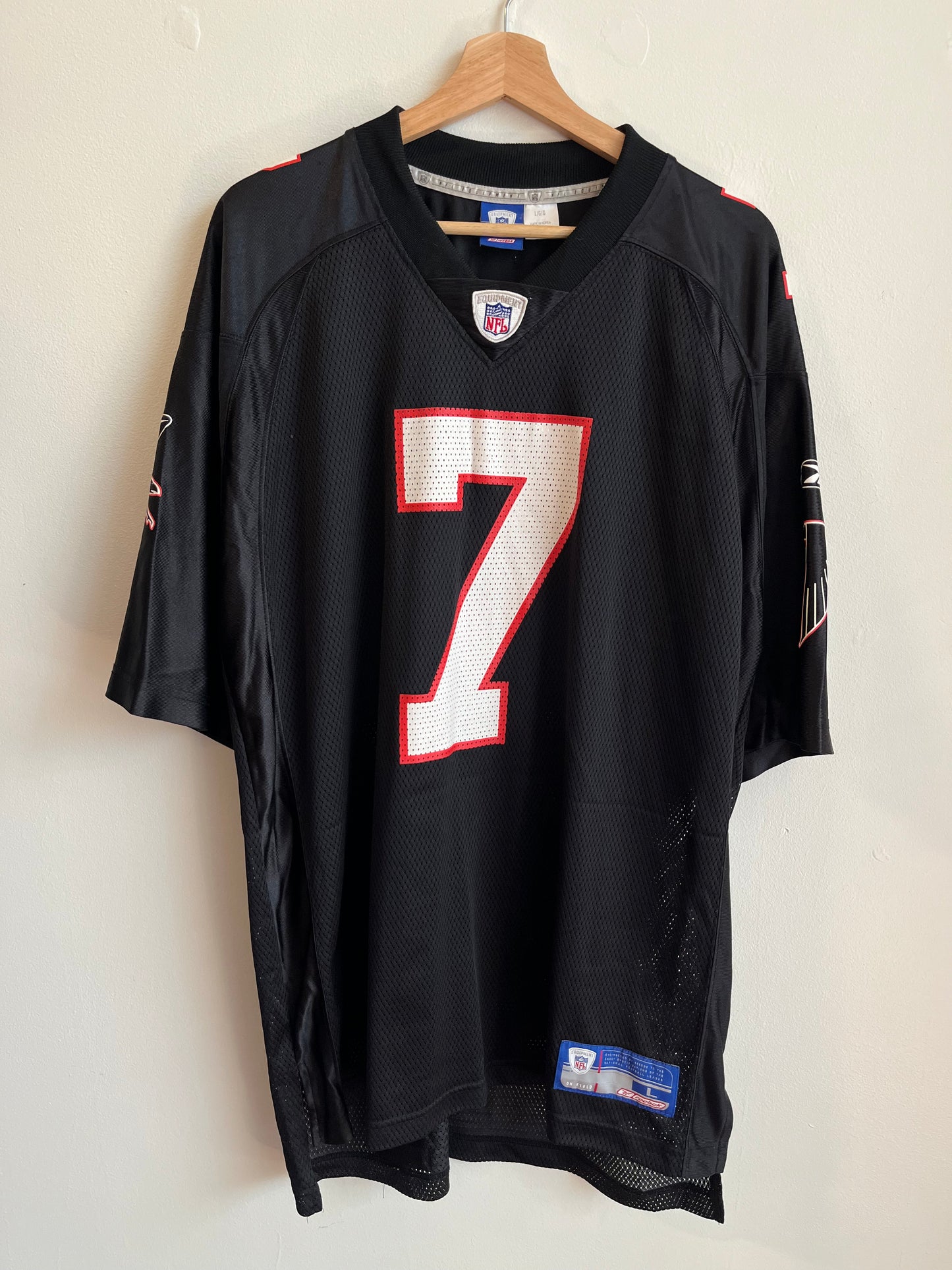 00s Atlanta Falcons Michael Vick Black Jersey (L)