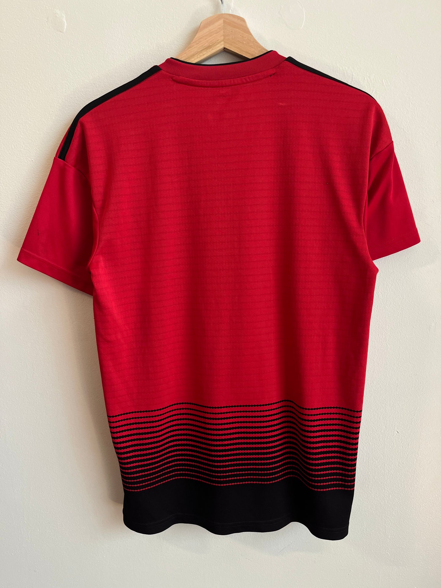 2018 Manchester United Home Kit Adidas Soccer Jersey (S)