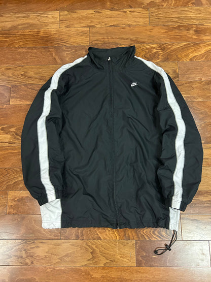 00s Nike Vintage Black & White Windbreaker (XL)
