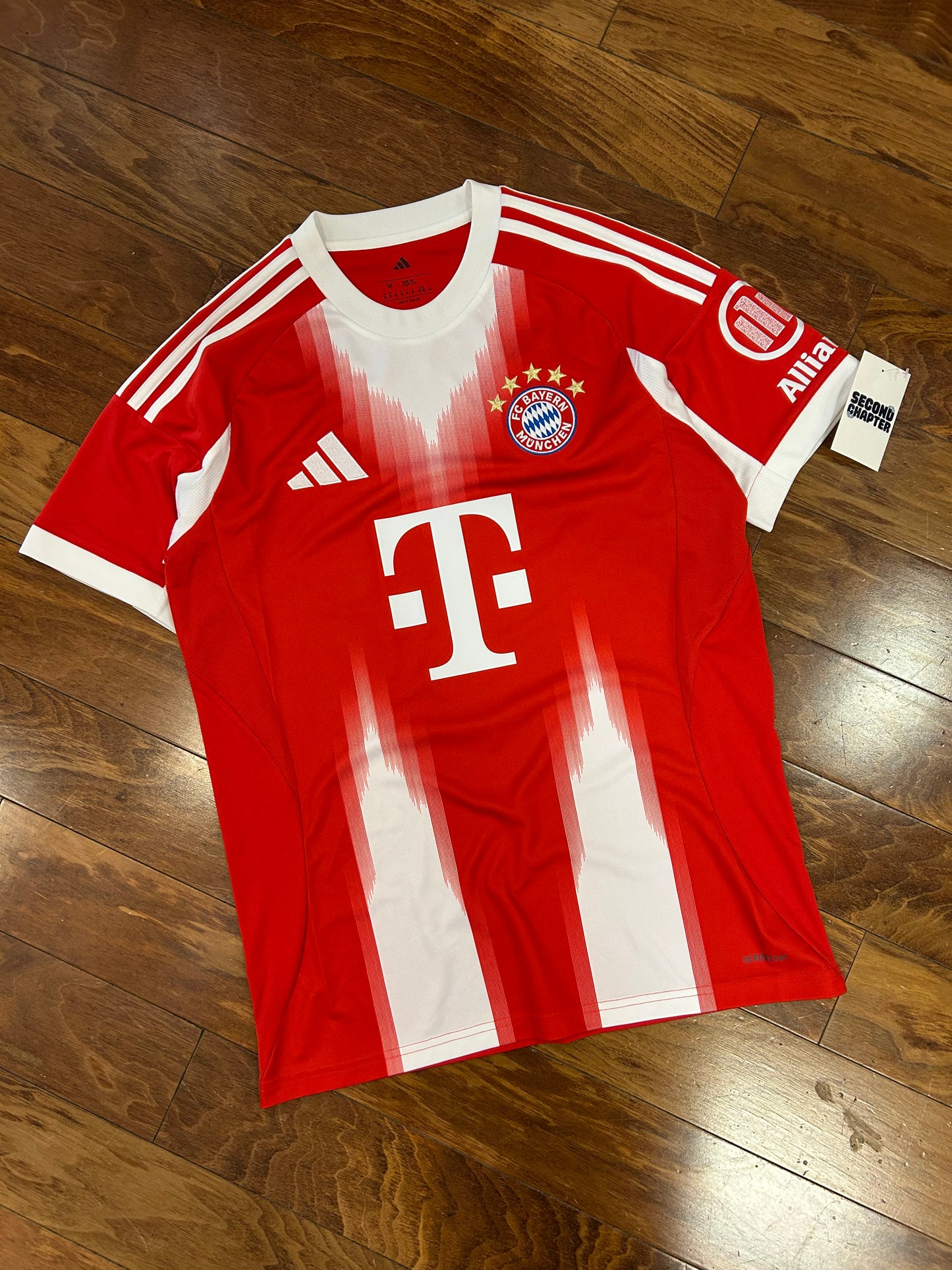 FC Bayern Munchen Deadstock Adidas Home Soccer Jersey 2024-25 Kit (M)