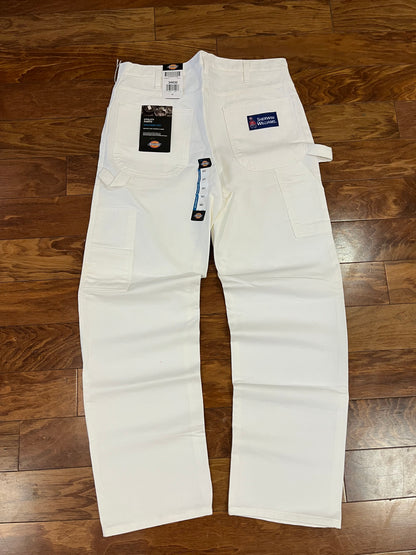 00s Dickies Sherwin William Deadstock White Painter Pants (34 x 32)