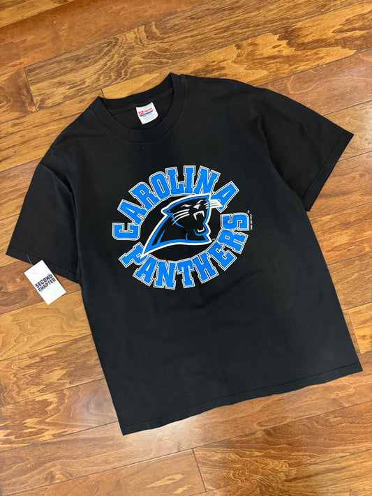 1997 Carolina Panthers Hanes Spell Out Tee (L)