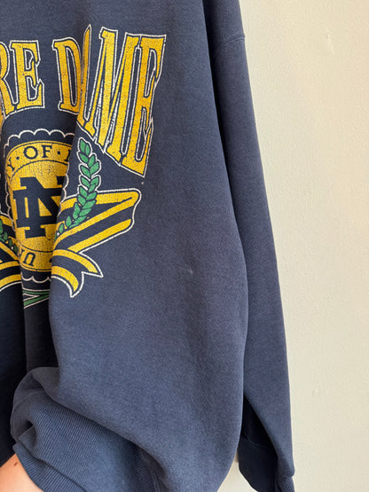 1990s Notre Dame Home Team Spell Out Crewneck (XL)