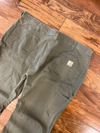 Carhartt Army Green Carpenter Pants (42 x 30)