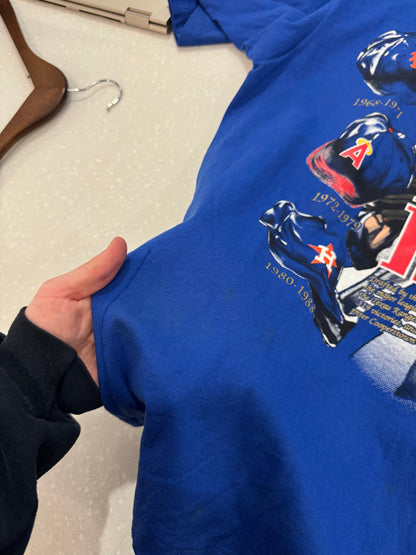 1993 Nolan Ryan Texas Rangers Retirement Nutmeg Tee (XL)