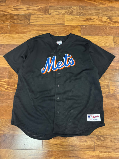 90s New York Mets Mesh Majestic MLB Deadstock Jersey (XXL)