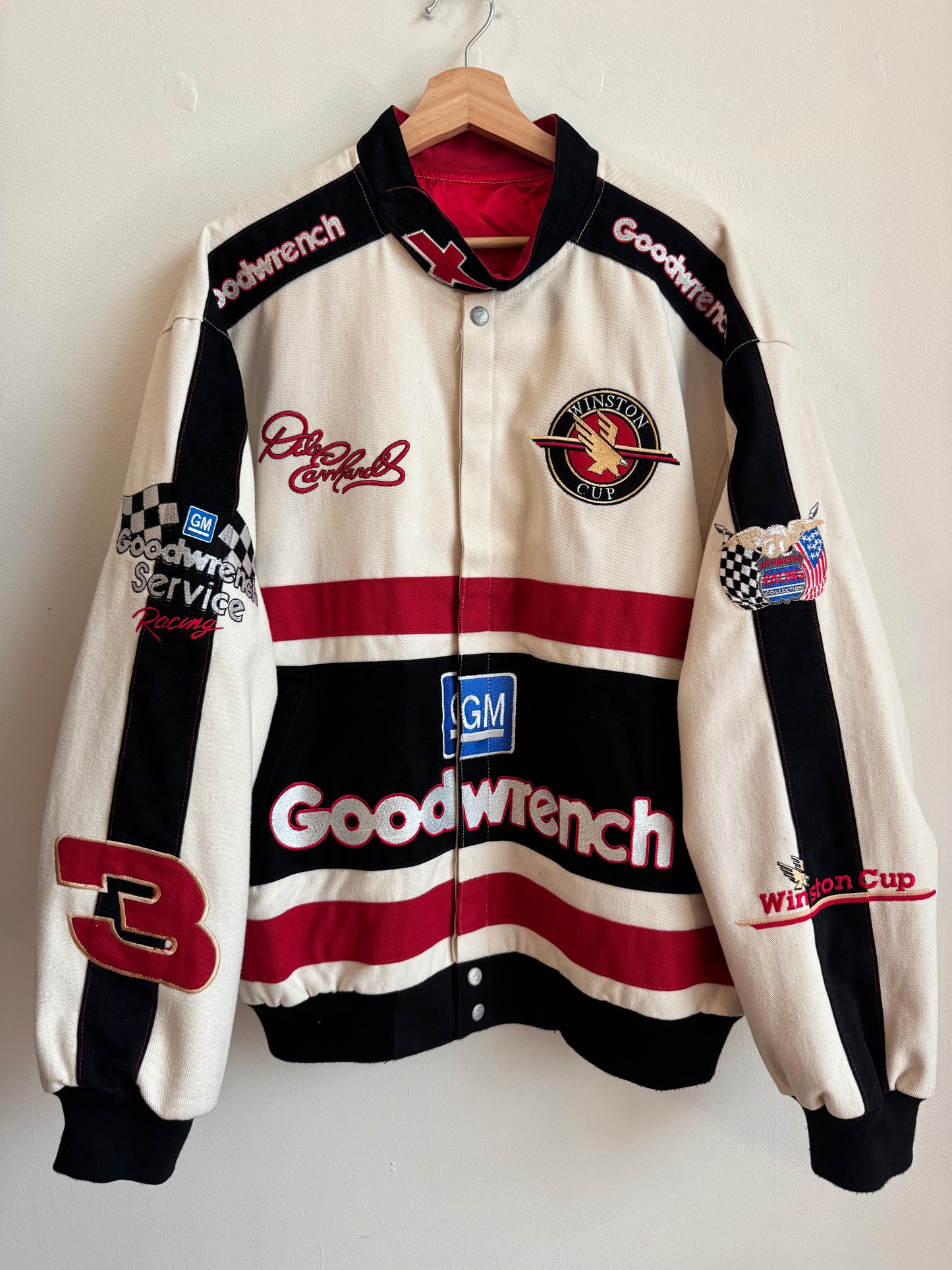 90s Dale Earnhardt Winston Cup Goodwrench Jeff Hamilton Rare Nascar Jacket (XL)