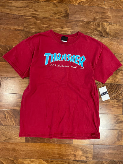 2010s Thrasher Magazine Burgundy Tee (L)
