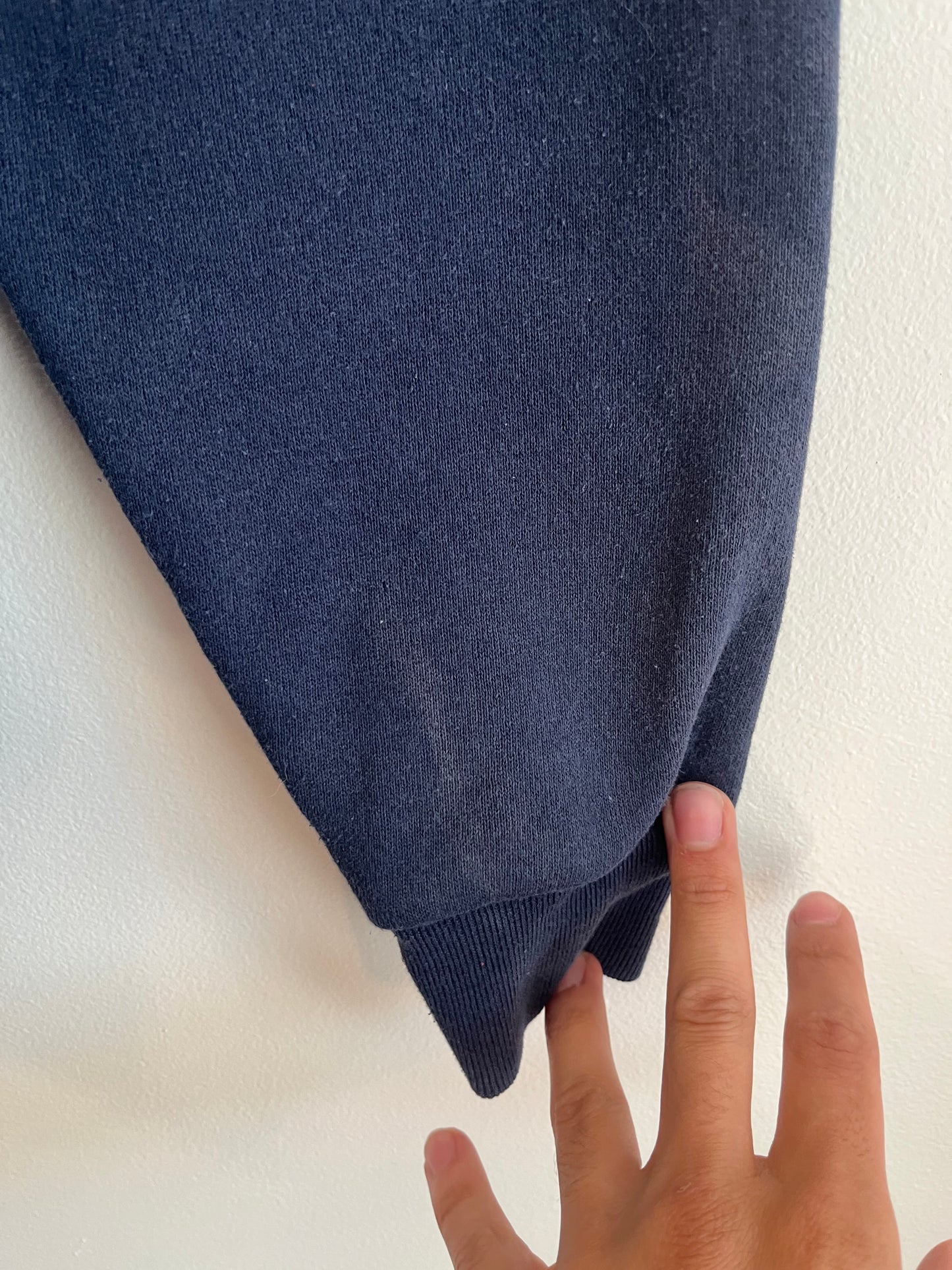 90s Duke Blue Devils Big Spell Out Faded Crewneck (M)