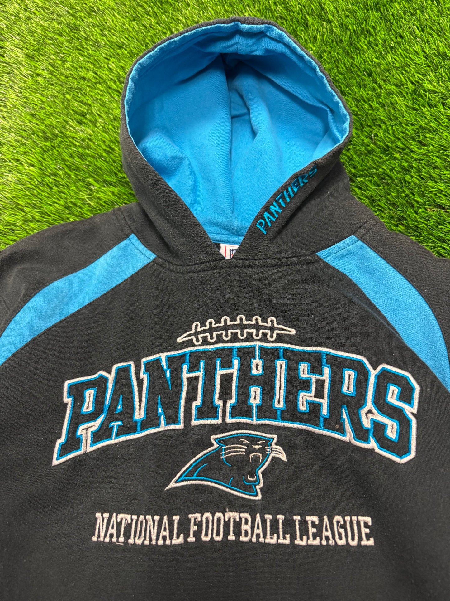 Carolina Panthers NFL Embroidered Hoodie (Youth XL)