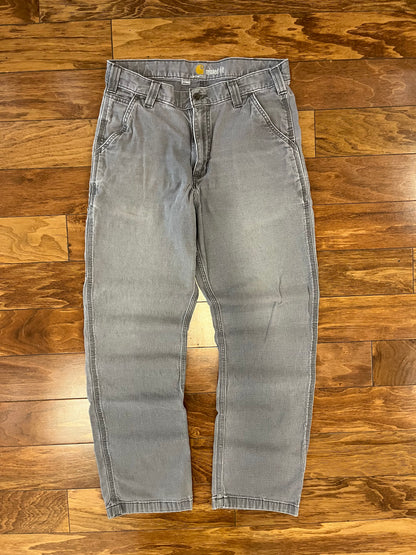 Carhartt Gray Relaxed Fit Pants (33 x 32)