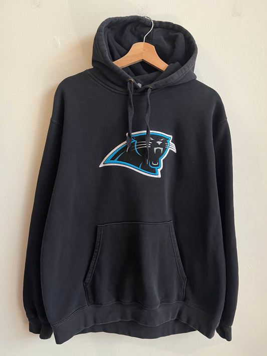 00s Carolina Panthers Black NFL Hoodie (L)
