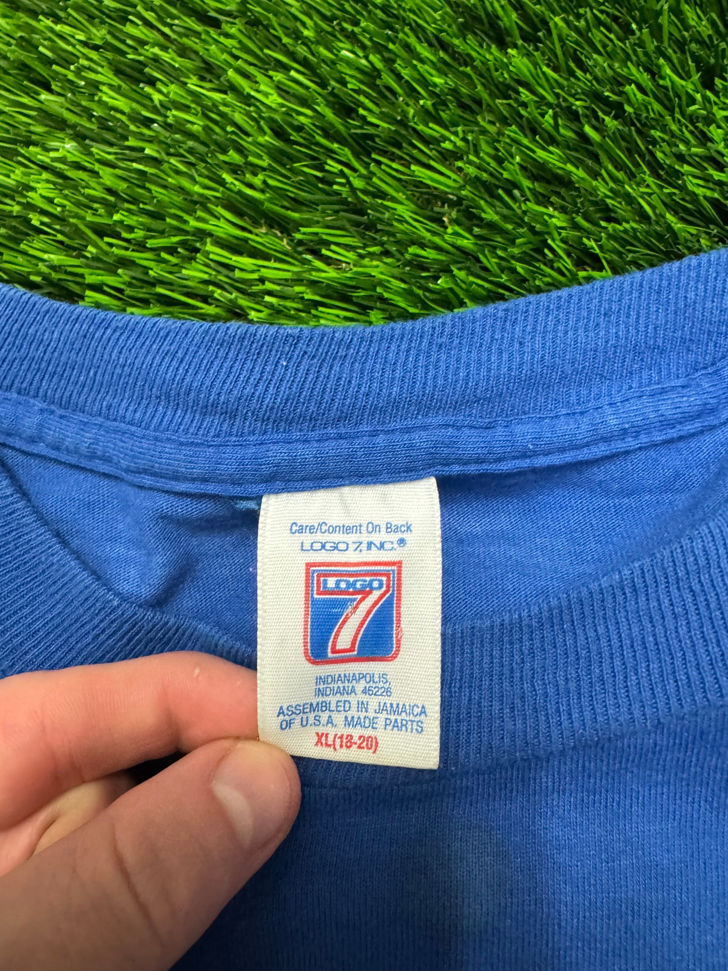 1993 New England Patriots Logo 7 Tee (Youth XL)