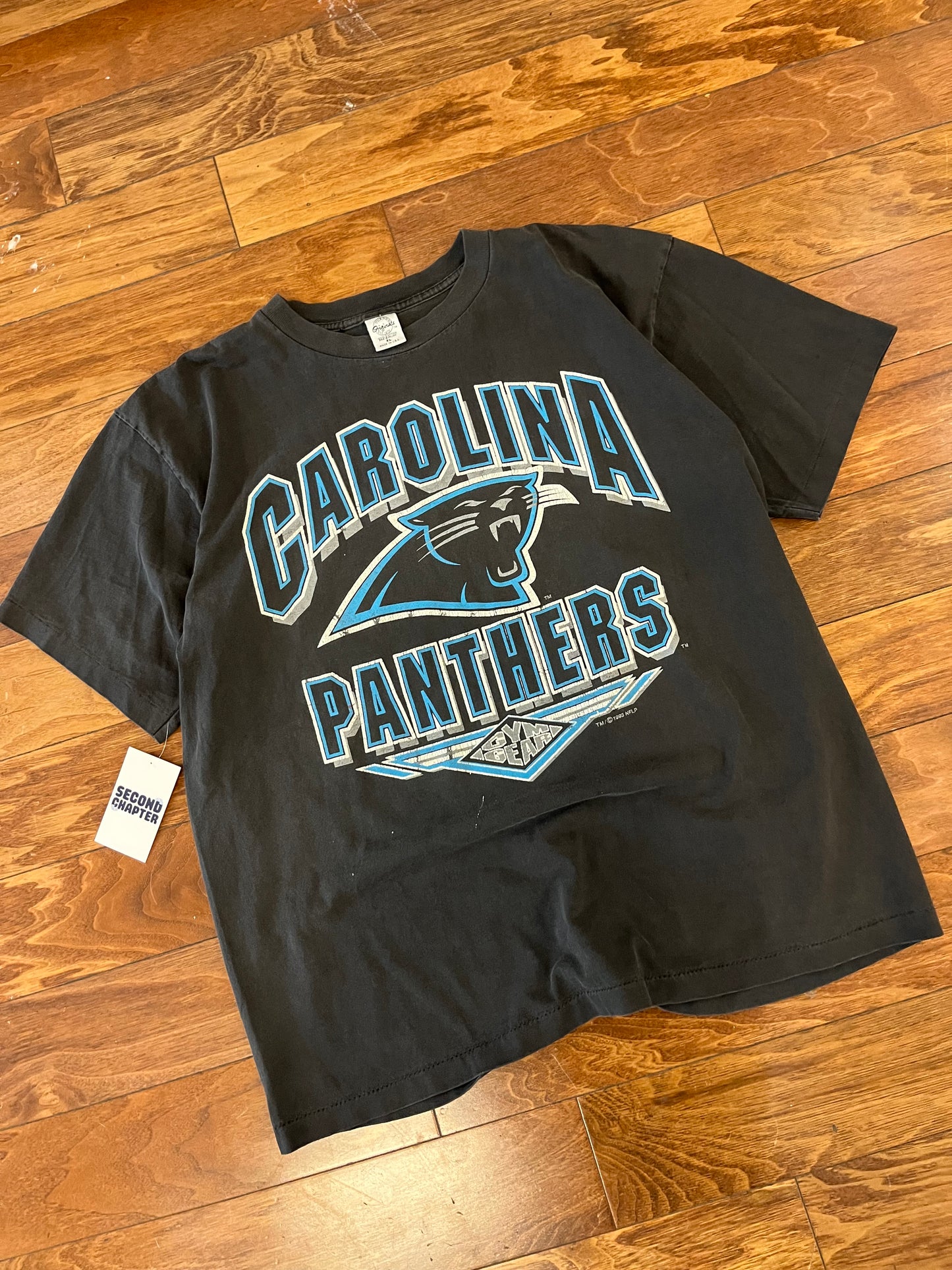 1993 Carolina Panthers Gym Gear Faded Tee (XL)