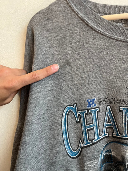 2003 Carolina Panther Helmet Conference Champions Crewneck (XXL)