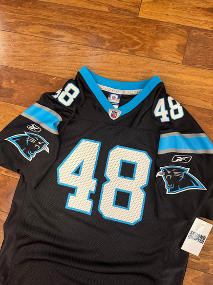 00s Carolina Panthers Stephen Davis Home Football Jersey (Youth XL)