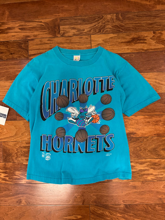90s Charlotte Hornets "Don't Bug Me" Breakthrough Tee (M)
