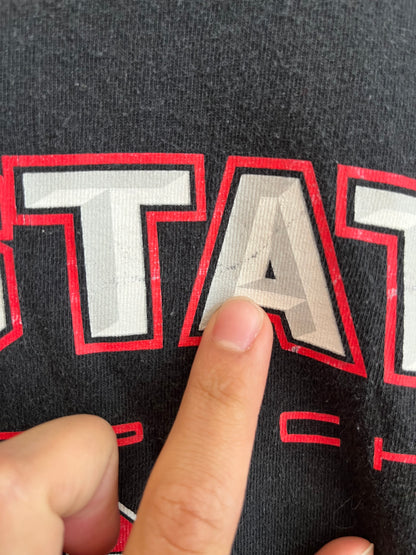 00s NC State Wolfpack Black Tee (XXL)