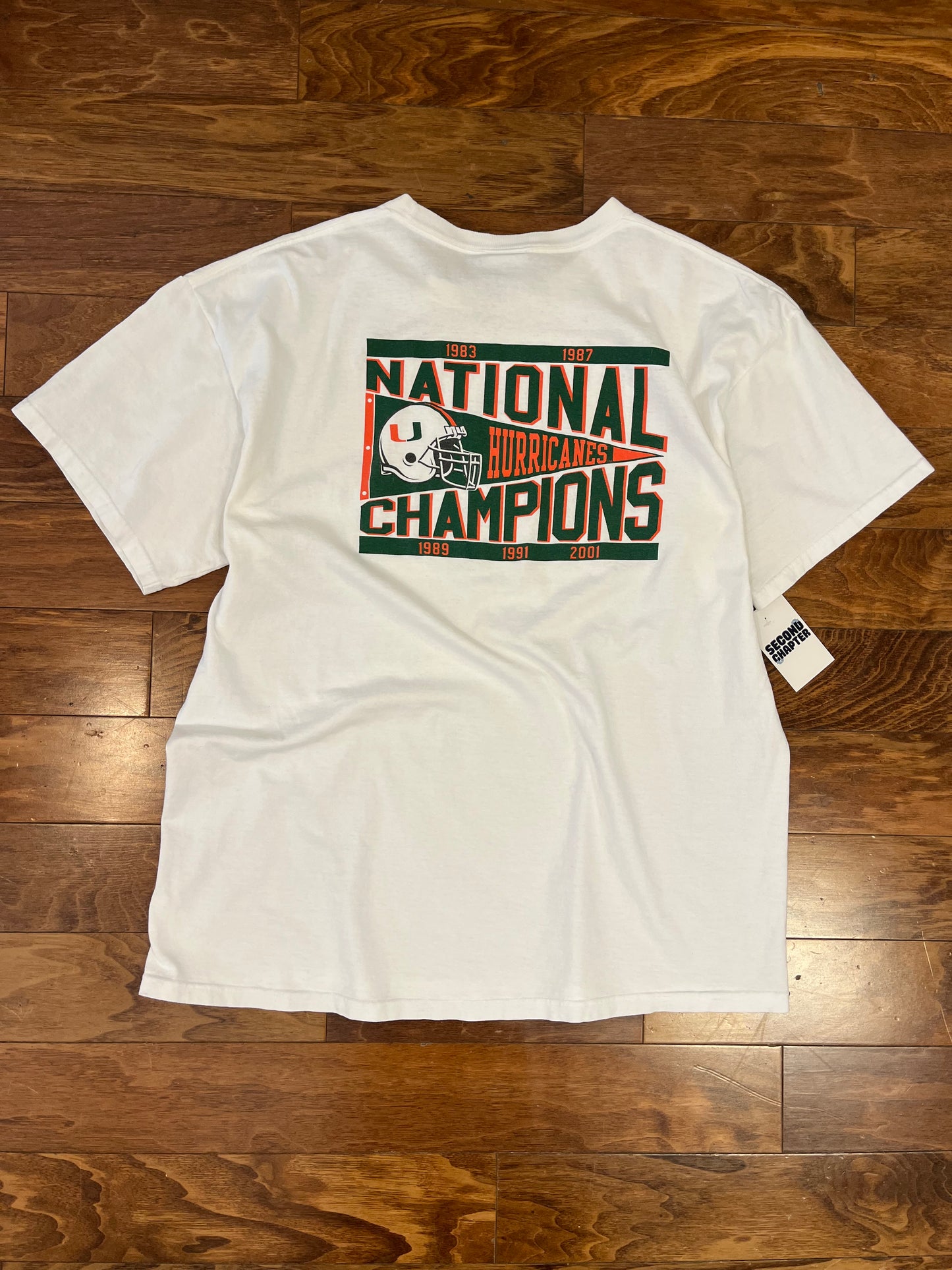 2001 Miami Hurricanes Nike Tee (XL)