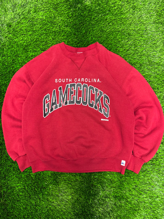 90s University of South Carolina USC Gamecocks Russell Vintage Crewneck (L)