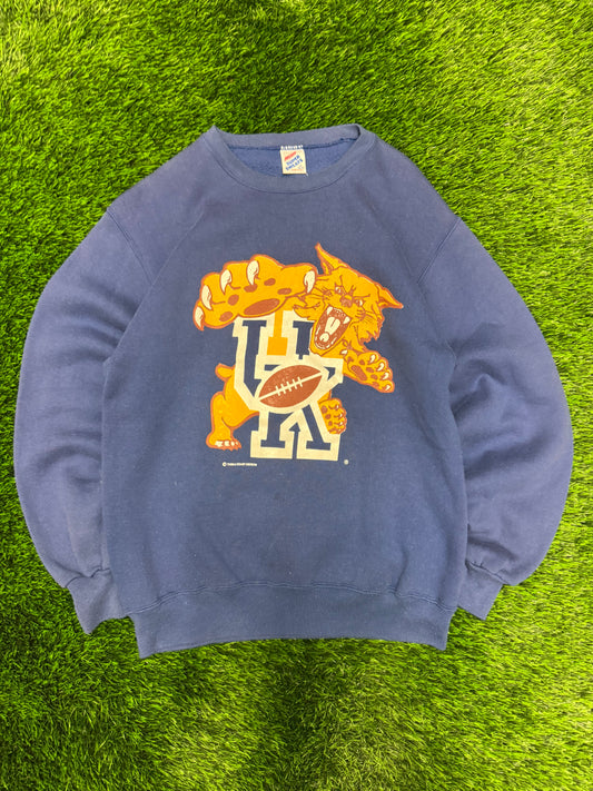 90s University Of Kentucky Wildcats Graphic Vintage Crewneck (M)