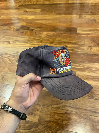 1998 Bike Week Daytona Beach Feel The Wind Eagle Hat