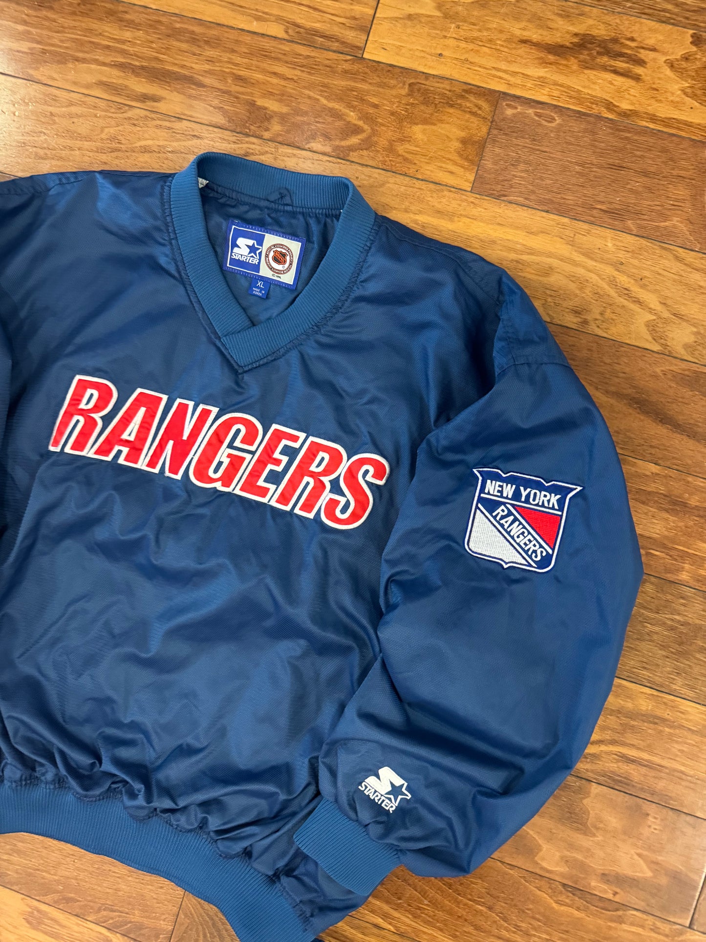 90s New York Rangers Starter NHL Windbreaker (XL)