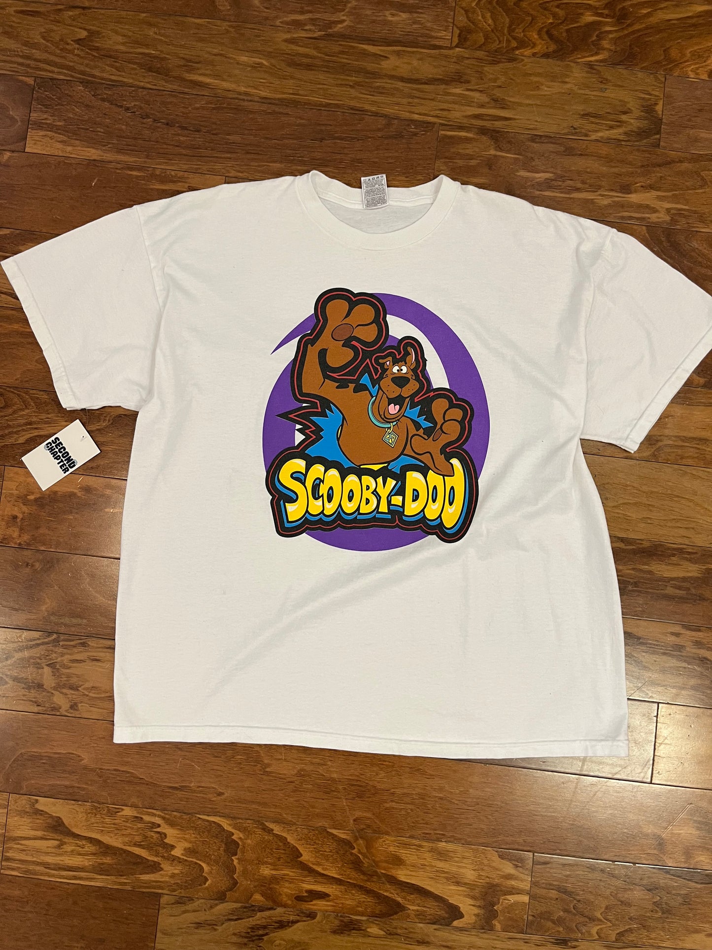 00s Scooby Doo White Graphic Tee (XXL)