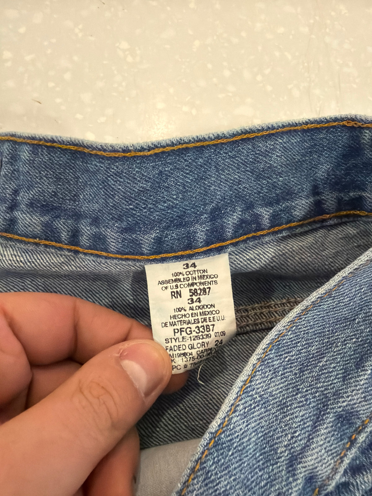00s Faded Glory Mid Wash Shorts