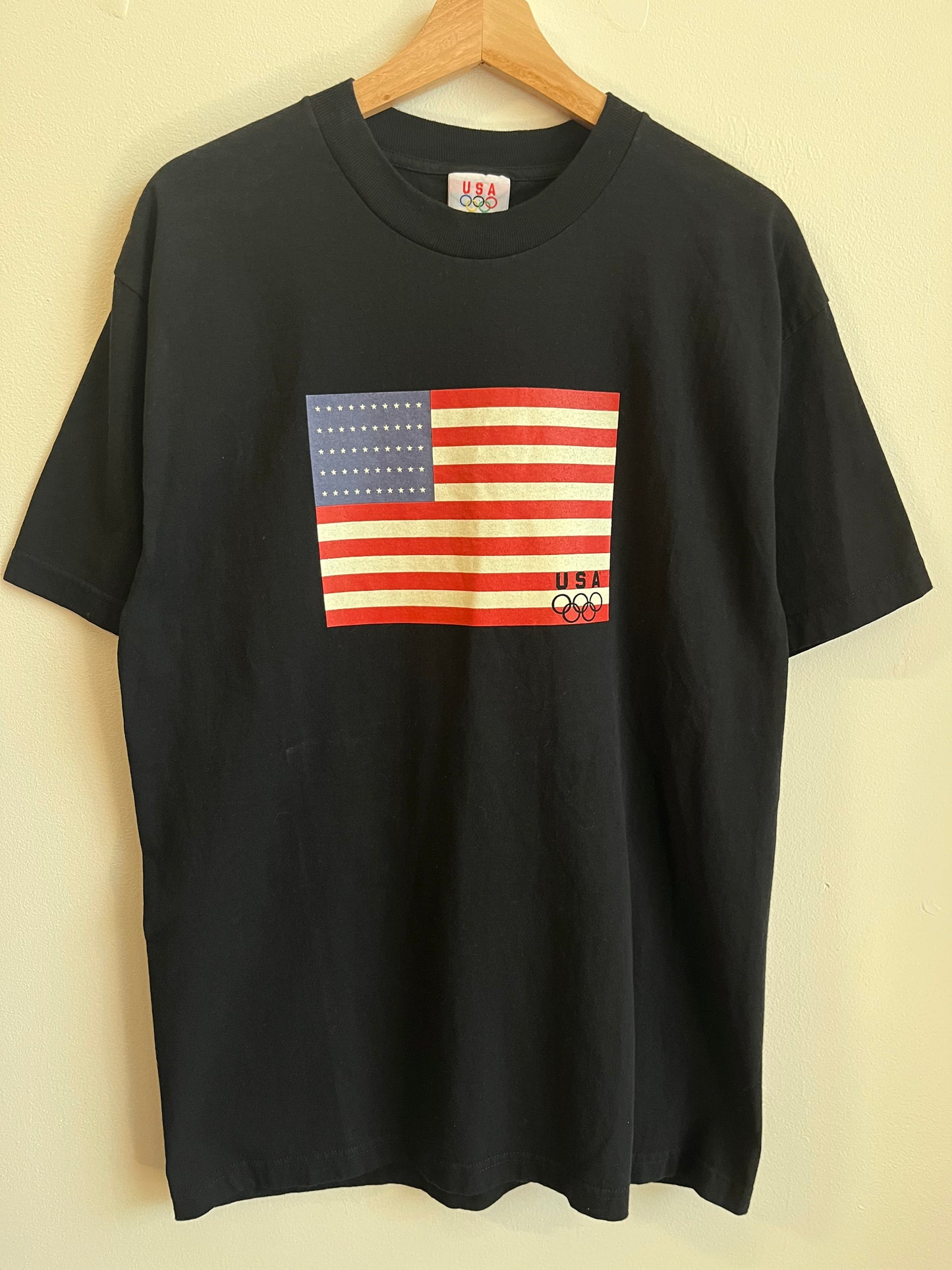90s USA Olympics Flag Tee (L)
