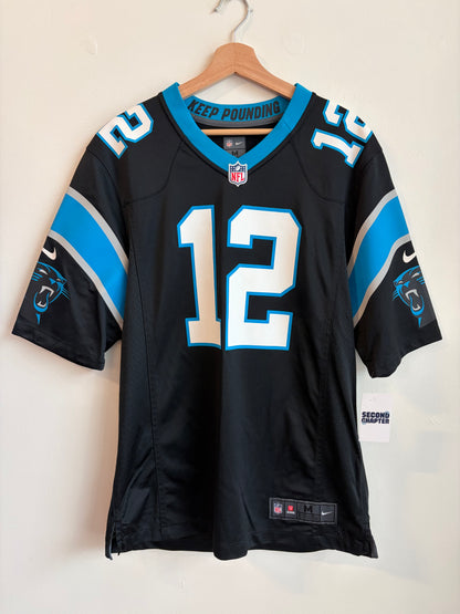 2016 Carolina Panthers DJ Moore #12 Nike Home Jersey (M)