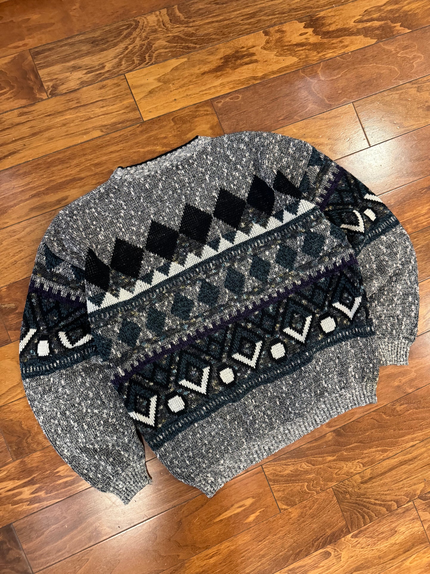 90s Impact Geometric Vintage Sweater (L)