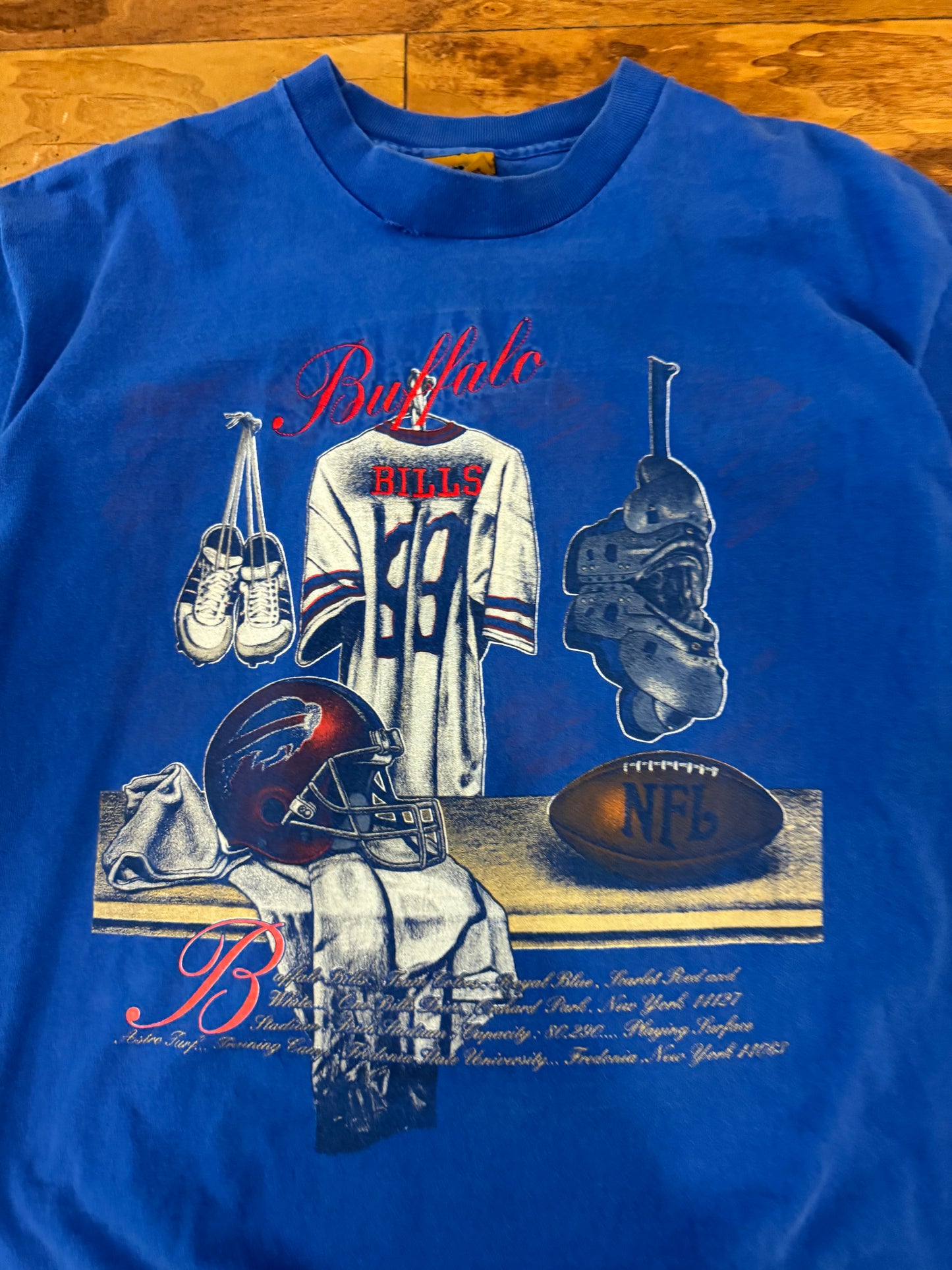90s Buffalo Bills Nutmeg Locker Room Tee (XL)