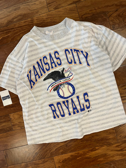 1991 Kansas City Royals Striped Tee (XL)
