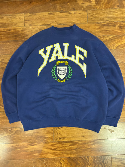 90s Yale University Vintage Navy Crewneck (XXL)