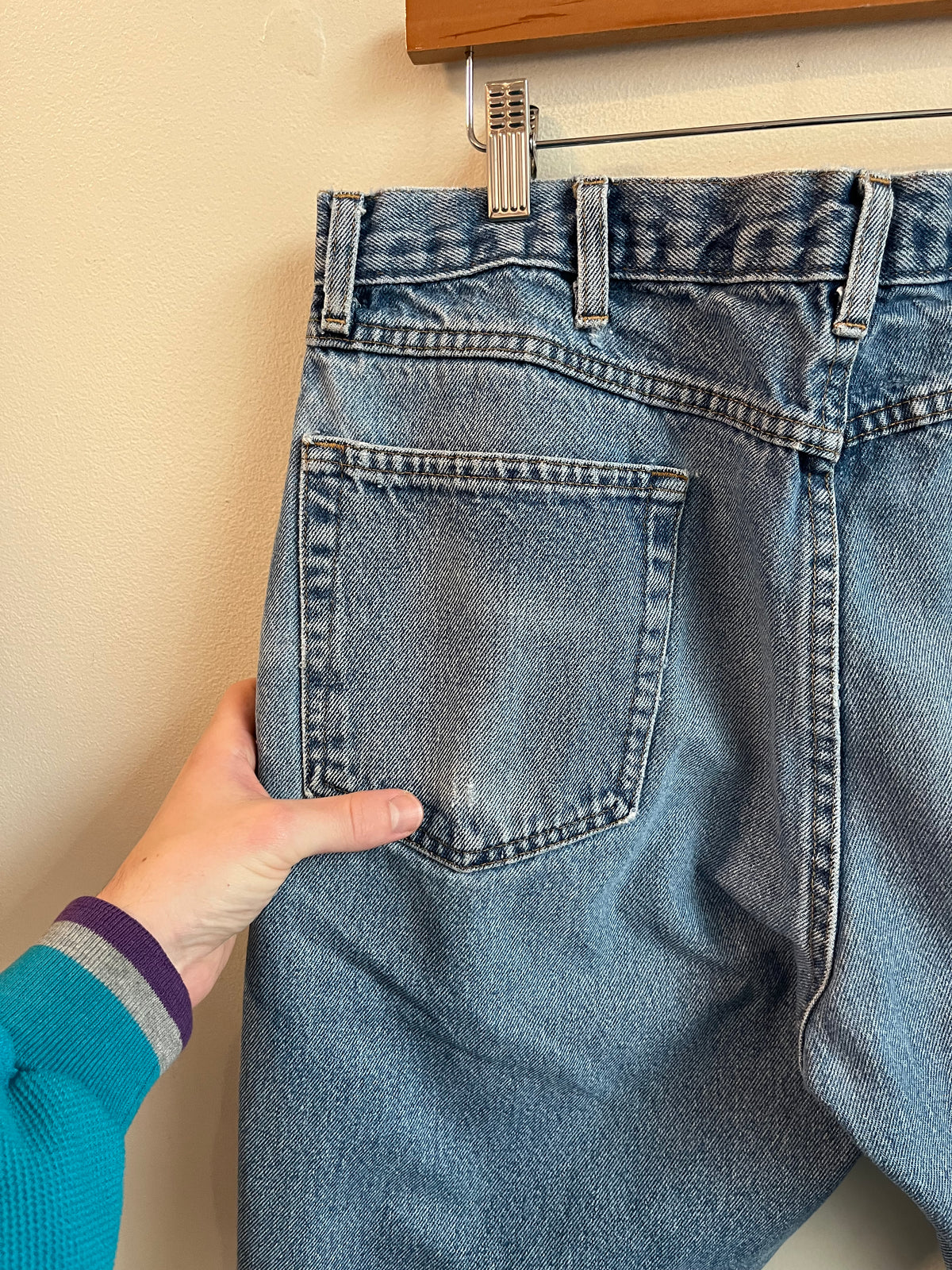 00s Wrangler Light Wash Shorts (36)