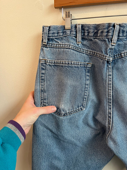 00s Wrangler Light Wash Shorts (36)