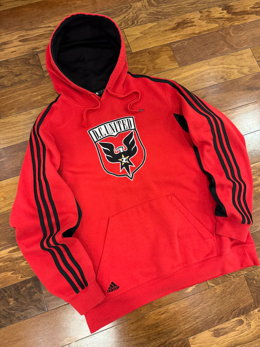 2013 DC United Adidas Soccer Hoodie (L)